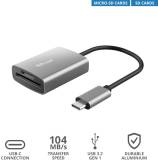 Подробнее о Trust Dalyx Fast Aluminium USB-C Card Reader 24136