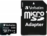 Подробнее о Verbatim microSDXC Premium 64GB + Adapter MDAVR-92/G