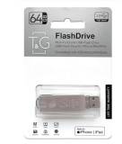 Подробнее о T&G 004 Metal Series 64GB Silver USB3.0 + Lightning TG004IOS-64G3