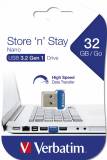 Подробнее о Verbatim Store 'n' Stay NANO 32GB Blue USB 3.0 98711