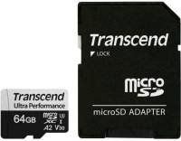 Подробнее о Transcend microSDXC 340S 64GB + Adapter TS64GUSD340S