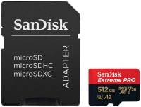Подробнее о SanDisk Extreme Pro microSDXC 512GB UHS-I + adapter SDSQXCZ-512G-GN6MA