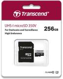 Подробнее о Transcend 350V microSDXC 256GB C10 UHS-I U1 + adapter TS256GUSD350V