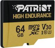 Подробнее о Patriot High Endurance microSDXC 64GB PEF64GE31MCH