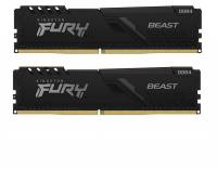 Подробнее о Kingston Fury Beast Black DDR4 32GB (2x16GB) 3200MHz CL16 Kit KF432C16BB1K2/32