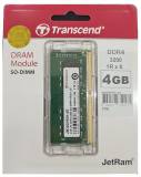 Подробнее о Transcend So-Dimm DDR4 4GB 3200MHz CL22 JM3200HSH-4G