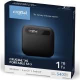 Подробнее о Crucial Portable SSD X6 1TB Black USB 3.2 Gen2 USB-C CT1000X6SSD9