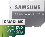 Подробнее о Samsung EVO Select microSDXC 128GB + SD Adapter MB-ME128HA/EU