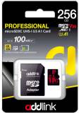 Подробнее о AddLink microSDXC Professional 256GB + Adapter ad256GBMSXU3A