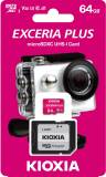 Подробнее о Kioxia Exceria plus microSDXC 64GB + SD Adapter LMPL1M064GG2