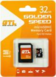 Подробнее о GTL Golden Speed microSDHC 32GB + SD Adapter GTL-32-MICRO