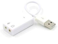 Подробнее о VOLTRONIC USB-sound card (5.1) 3D sound White YT-SC-5.1/W/03351
