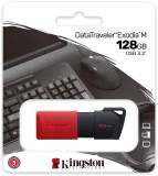 Подробнее о Kingston DataTraveler Exodia M 128GB Black/Red USB 3.2 DTXM/128GB