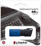 Подробнее о Kingston DataTraveler Exodia M 64GB Black/Blue USB 3.2 DTXM/64GB