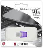 Подробнее о Kingston DataTraveler microDuo 3C 128GB Violet USB 3.2 Type-C DTDUO3CG3/128GB