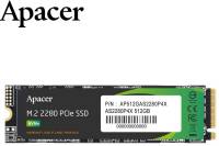 Подробнее о Apacer AS2280P4X 512GB M.2 2280 NVMe PCIe Gen3 x4 TLC AP512GAS2280P4X-1