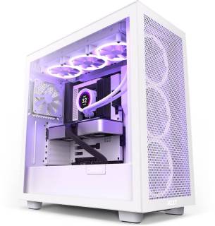 Корпус NZXT H7 Flow Tempered Glass (CM-H71FW-01) White