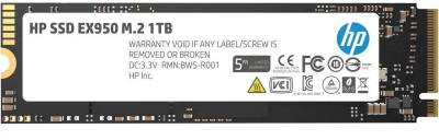 Внутренний HDD/SSD Hewlett Packard HP SSD EX950 1TB M.2 2280 NVMe PCIe Gen3 x4 TLC 5MS23AA#ABB