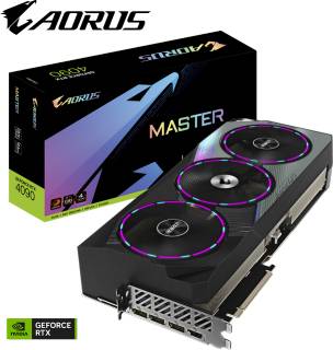 Видеокарта Gigabyte AORUS GeForce RTX 4090 MASTER 24GB GV-N4090AORUS M-24GD