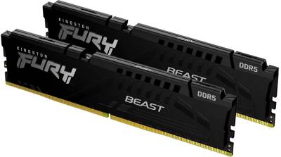 Оперативная память Kingston Fury Beast AM5 Black DDR5 32GB (2x16GB) 6000MHz CL36 Kit KF560C36BBEK2-32