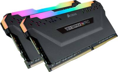 Оперативная память Corsair Vengeance RGB Pro Black DDR4 16GB (2x8GB) 3200MHz CL16 Kit CMW16GX4M2Z3200C16
