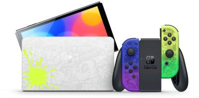 Игровая приставка NINTENDO Switch OLED Splatoon 3 Special Edition