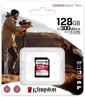 Карта памяти Kingston Canvas React Plus SDXC 128GB SDR2/128GB