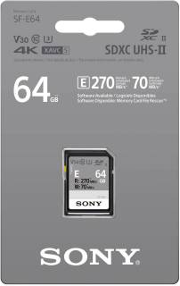 Карта памяти Sony SDXC 64GB SFE64.ET4