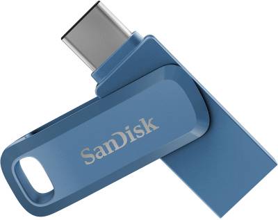 Флеш-память USB SanDisk Ultra Dual Drive Go 256GB Navy Blue USB 3.1 Type-C SDDDC3-256G-G46NB