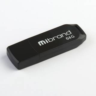 Флеш-память USB Mibrand Mink 64GB Black USB 2.0 MI2.0/MI64P4B