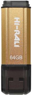 Флеш-память USB HI-RALI Stark series 64GB Gold USB 2.0 HI-64GBSTGD