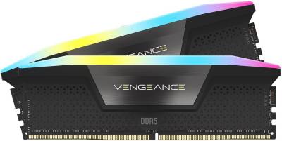 Оперативная память Corsair Vengeance RGB Black DDR5 32GB (2x16GB) 6000MHz CL40 Kit CMH32GX5M2B6000C40