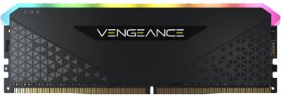 Оперативная память Corsair Vengeance RGB RS Black DDR4 16GB 3600MHz CL18 CMG16GX4M1D3600C18