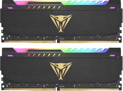 Оперативная память Patriot Viper Steel RGB Black DDR4 32GB (2x16GB) 3600MHz CL18 Kit PVSR432G360C0K