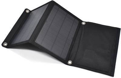 Дополнительные внешние аккумуляторы PowerPlant Солнечная панель 14W 2xUSB-A PB930555