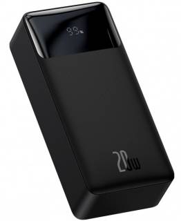 Дополнительные внешние аккумуляторы Baseus Bipow Digital Display 30000mAh 20W 3A QC3.0 + PD3.0 2USB + Type-C Black PPDML-N01