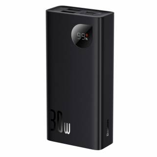 Дополнительные внешние аккумуляторы Baseus Adaman2 Digital Display 10000mAh 30W (QC3.0 PD3.0 SCP) Black PPAD040001