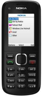 Смартфон Nokia C1-02 Black 002S8X4