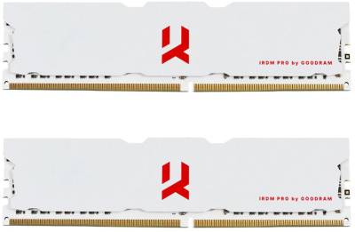 Оперативная память Goodram IRDM PRO Crimson White DDR4 16GB (2x8GB) 3600MHz CL18 Kit IRP-C3600D4V64L18S/16GDC