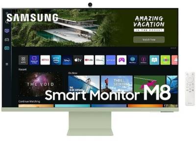 Монитор Samsung 32 Smart Monitor M8 UHD/4K with Streaming TV and SlimFit Camera (S32BM80GUUX)