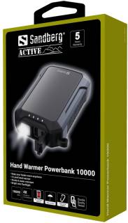 Дополнительные внешние аккумуляторы Sandberg Hand Warmer Powerbank 10000 420-65