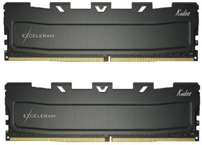 Оперативная память Exceleram Black Kudos DDR4 32GB (2x16GB) 3200MHz CL16 Kit EKBLACK43232162CD