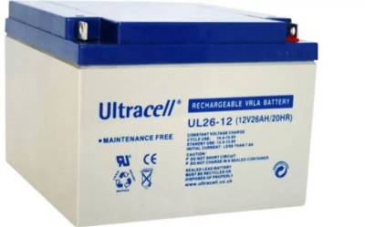 Аккумуляторная батарея Ultracell 12V-26Ah, AGM (UL26-12)