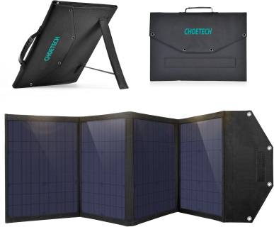 Choetech 100W USB Foldable Solar Powered Charger SC009