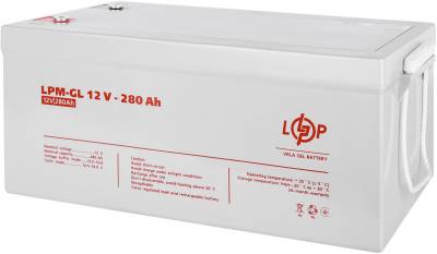 Аккумуляторная батарея LogicPower LPM-GL 12 V - 280Ah (LP13185)