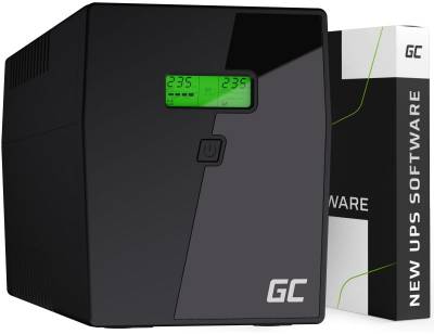 ИБП GreenCell Uninterruptible Power Supply UPS 1500VA 900W with LCD Display (UPS04)