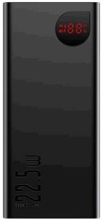 Дополнительные внешние аккумуляторы Baseus Adaman Metal Digital Display Quick Charge Power Bank 20000mAh 22.5W Black PPAD000101