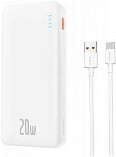 Дополнительные внешние аккумуляторы Baseus PowerBank Airpow 20000mAh 20W White PPAP20K