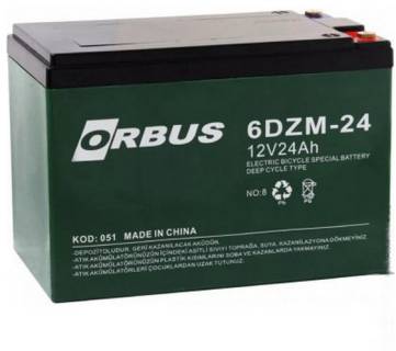 Аккумуляторная батарея ORBUS AGM 12 - 24 AH (6-DZM-24)
