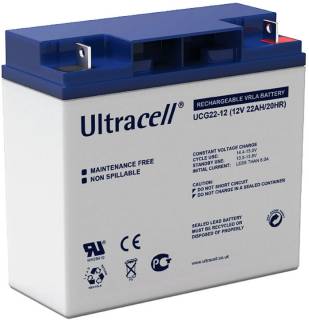 Аккумуляторная батарея Ultracell UCG22-12 GEL 12 - 22 AH